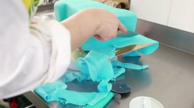 Şef pasta süslemeleri.