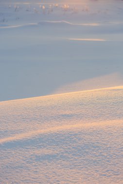 manzara. Hava, snowdrifts ön planda