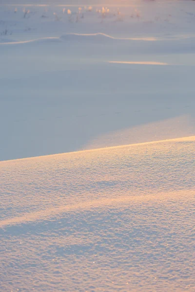 풍경입니다. 날씨, snowdrifts 전경 — 스톡 사진