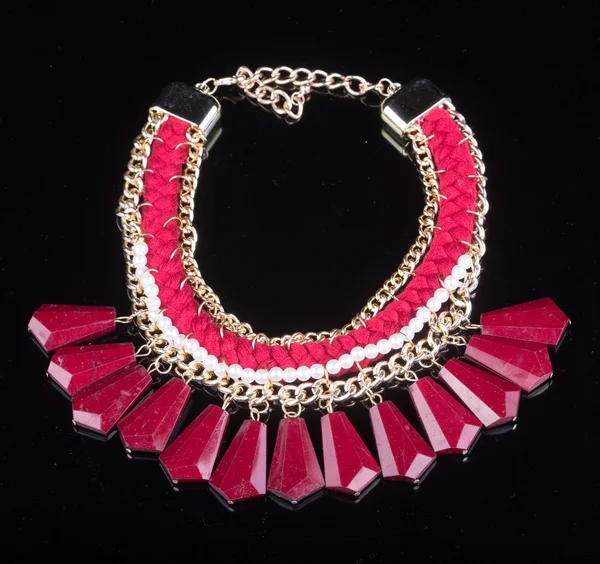 Collier en plastique couleur — Photo