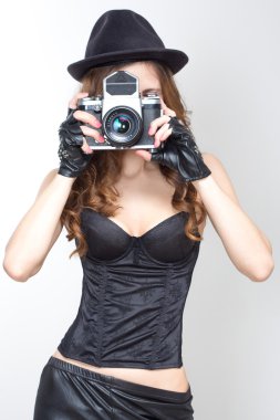 Kız fotoğrafçı fotoğrafçılık