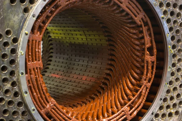 Stator d'un gros moteur électrique — Photo