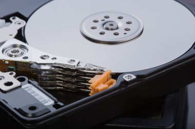 sabit disk kafası hareket ile.