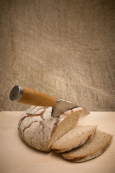 버터와 빵 한 조각 — 스톡 사진