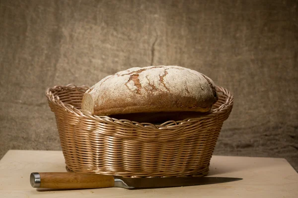 A slice of bread with butter — Stock Photo, Image