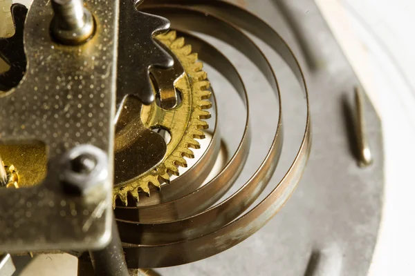 古董钟表齿轮 — 图库照片