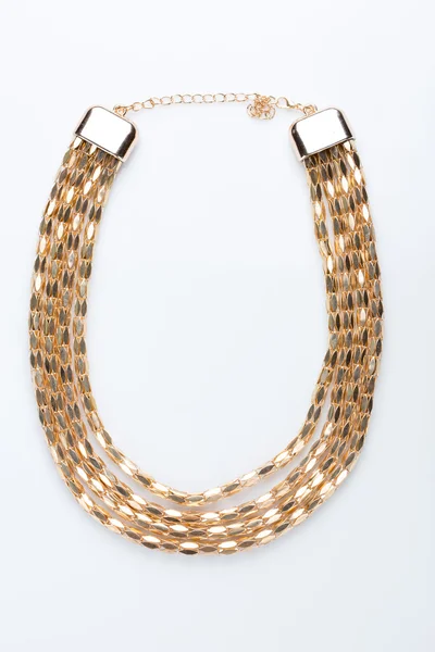 Kovový náhrdelník ženský. — Stock fotografie