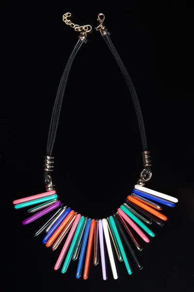 Color plastic  necklace — Stock Photo, Image