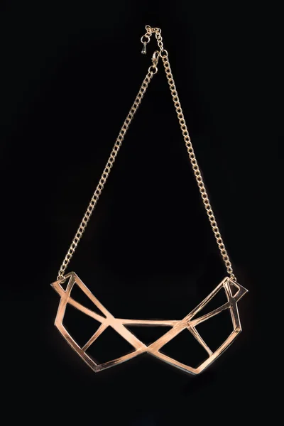 Metallic necklace — Stock Photo, Image