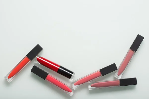 Een aantal professionele make-up artiest. Anders Lipstick — Stockfoto