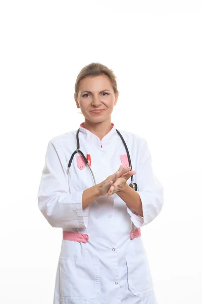 Portrait d'une femme médecin amicale — Photo