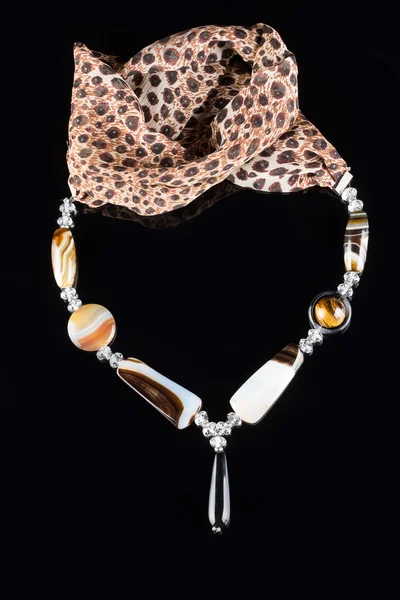 Color plastic  necklace — Stock Photo, Image