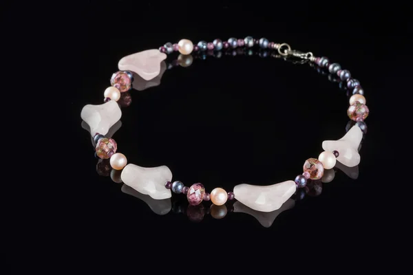 Farbe Kunststoff Halskette — Stockfoto