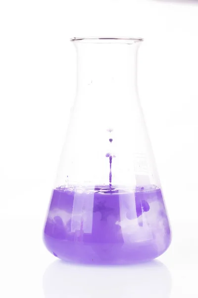 Multicolored liquid chemical tubes. — Stok Foto