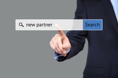 görüntü sonra yeni ortak arama web bir adam