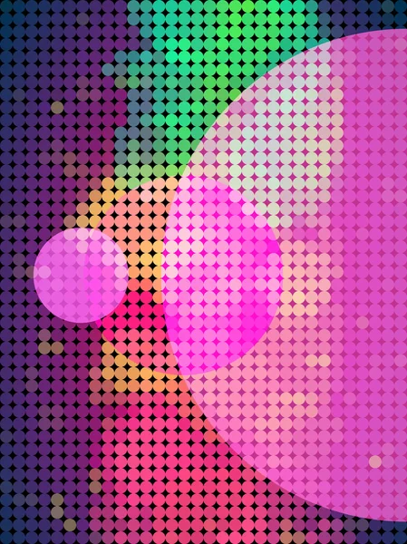 Абстрактный красочный рисунок точки с концепцией диско света — стоковый вектор