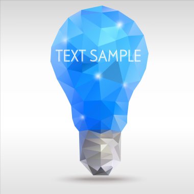 Çokgen fikir ampul