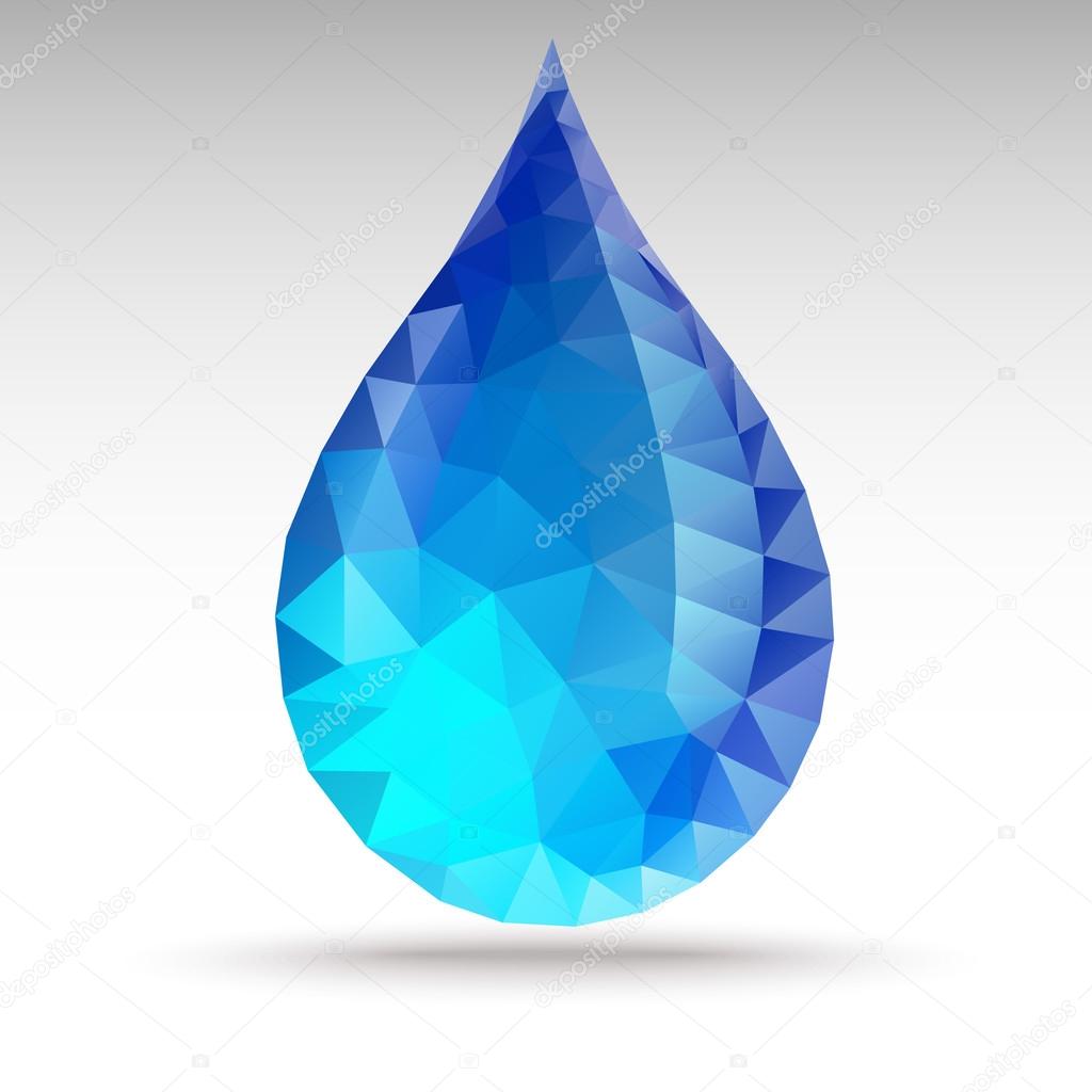 Water drop Polygon