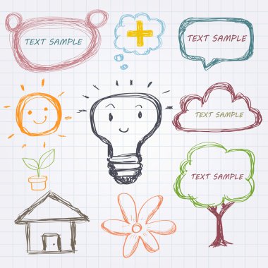 Doodle tasarım öğesi