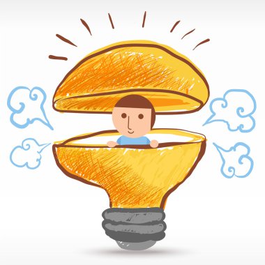 yaratıcı ampul fikir