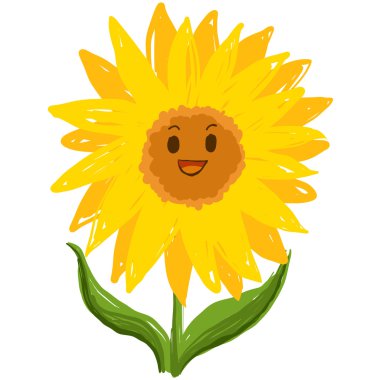 Ayçiçeği gülümseme