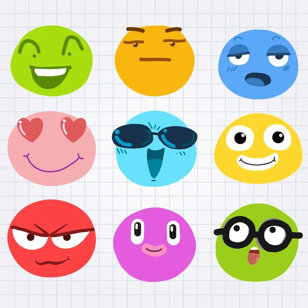 EmotionFace — Stock Vector