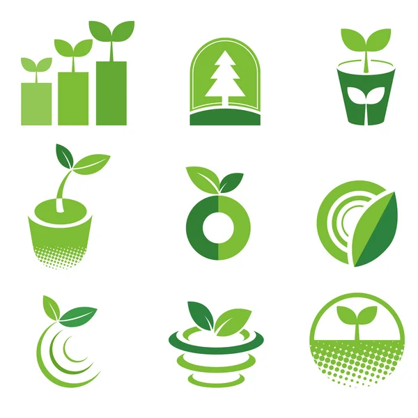 Green Icon — Stock Vector