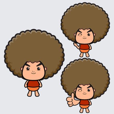Afro çocuk