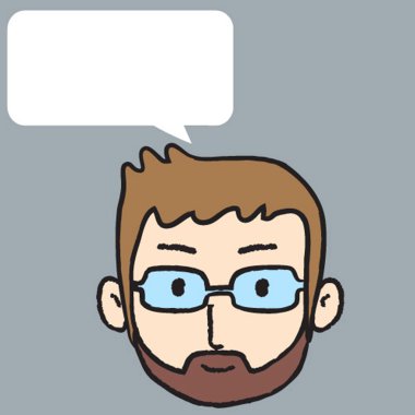 Bıyıklı adam konuşma