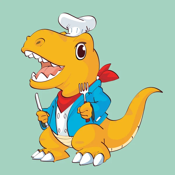 Lado T-rex — Vector de stock