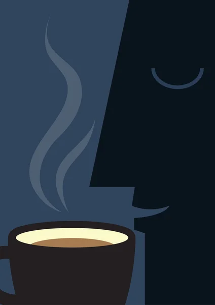 Μυρωδιά του καφέ — Διανυσματικό Αρχείο