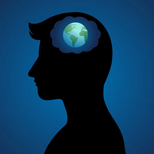 Global Thinker — Stock Vector