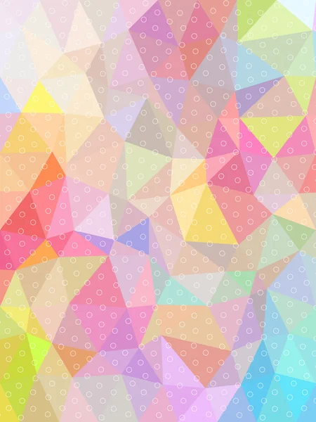 Sweet color triangle and circle texture background — Wektor stockowy