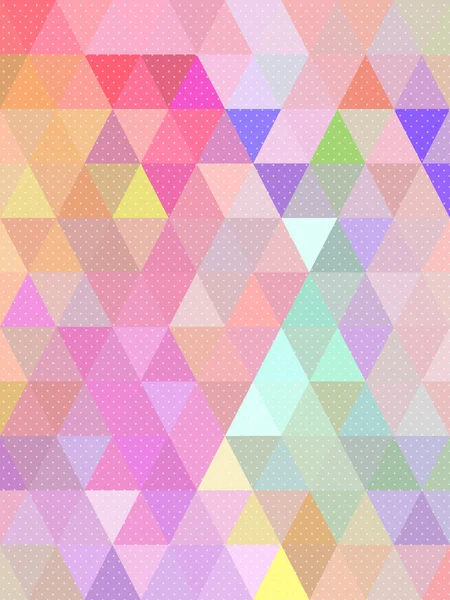 Pink triangle and dot texture background — Stockový vektor