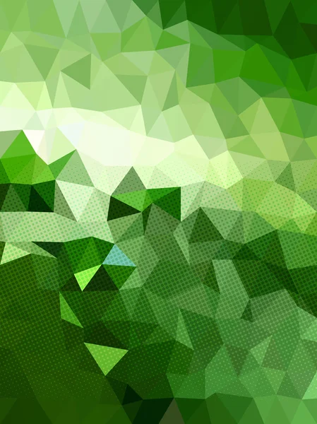 Triángulo verde Fondo abstracto — Vector de stock