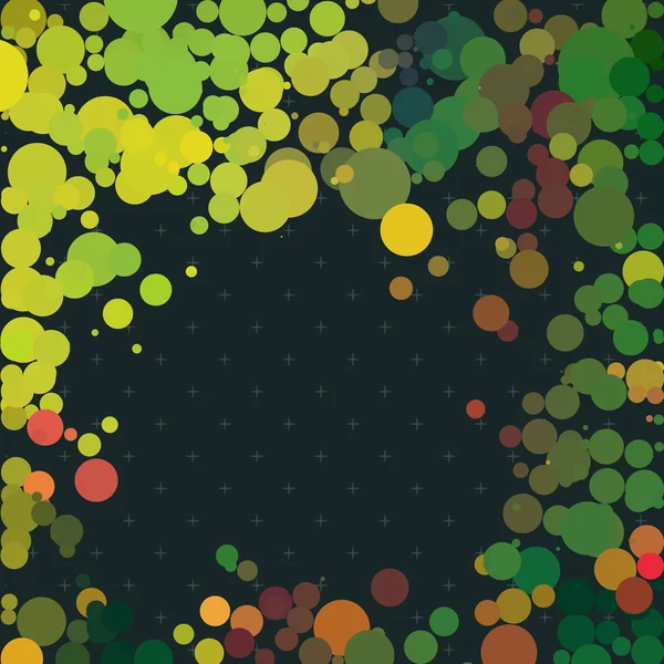 Grüner Punkt plus Hintergrund — Stockvektor
