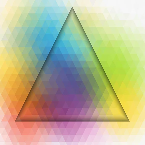 Размеры треугольного искусства красочный фон — стоковый вектор