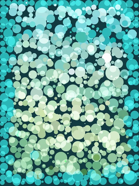 Abstrato brilhante azul bolha fundo — Vetor de Stock