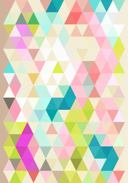 Fondo abstracto con triángulos pastel — Vector de stock