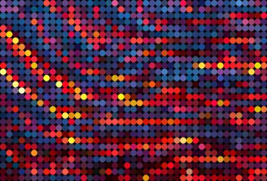 Derin mor ışıltı nokta deseni