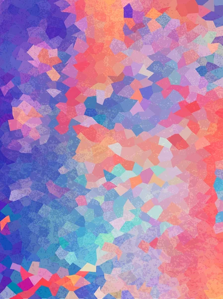 幾何学的形状の明るい色の抽象的なビンテージ背景 — ストックベクタ