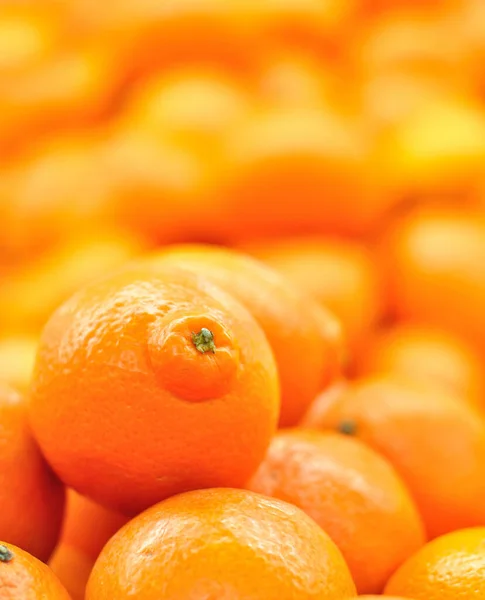 Sweet Oranges Fruits Mineola Close Market — Stock Photo, Image
