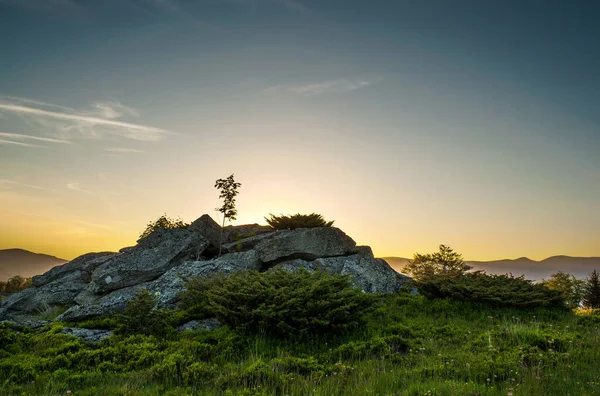 Zonsopgang Bergen — Stockfoto