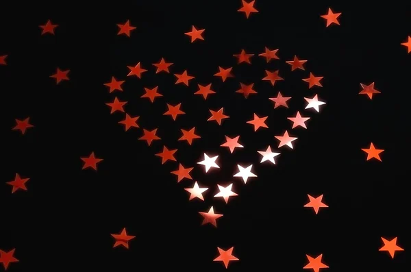 Herz aus Sternen — Stockfoto
