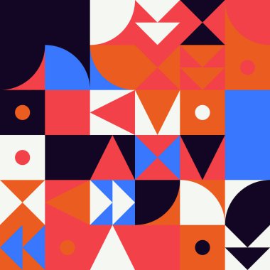 İskandinav esinlenilmiş sanat desenleri basit geometrik şekiller ve el çizimi şekillerle yapılır. Soyut vektör bileşimi, arka planlar için kullanışlı, poster tasarımı, kumaş baskıları, davet mektupları.