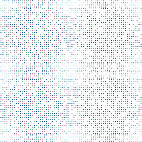 Simples Polka Dots Abstract Colorido Vector Pattern Composição Gráficos Geométricos — Vetor de Stock