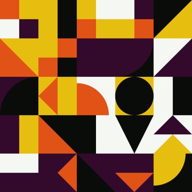 İskandinav esinlenilmiş sanat desenleri basit geometrik şekiller ve el çizimi şekillerle yapılır. Soyut vektör bileşimi, arka planlar için kullanışlı, poster tasarımı, kumaş baskıları, davet mektupları.