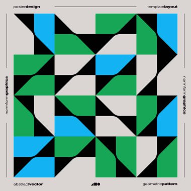 Soyut elementler ve geometrik şekillerle yapılmış, poster, web sitesi tasarımı, albüm kapağı baskıları ve güzel sanatlar için kullanışlı, vahşilik tasarım poster kapağı kapağı kapağı düzeni..