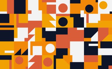 Bauhaus kompozisyon çizimleri, vektör soyut elementleri, çizgiler ve kalın geometrik şekiller, web sitesi arka planı için kullanışlı, poster tasarımı, dergi ön sayfası, afişler, baskılar, kapaklar.