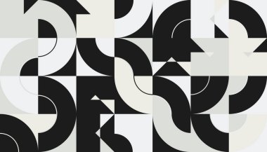 Bauhaus kompozisyon çizimleri, vektör soyut elementleri, çizgiler ve kalın geometrik şekiller, web sitesi arka planı için kullanışlı, poster tasarımı, dergi ön sayfası, afişler, baskılar, kapaklar.